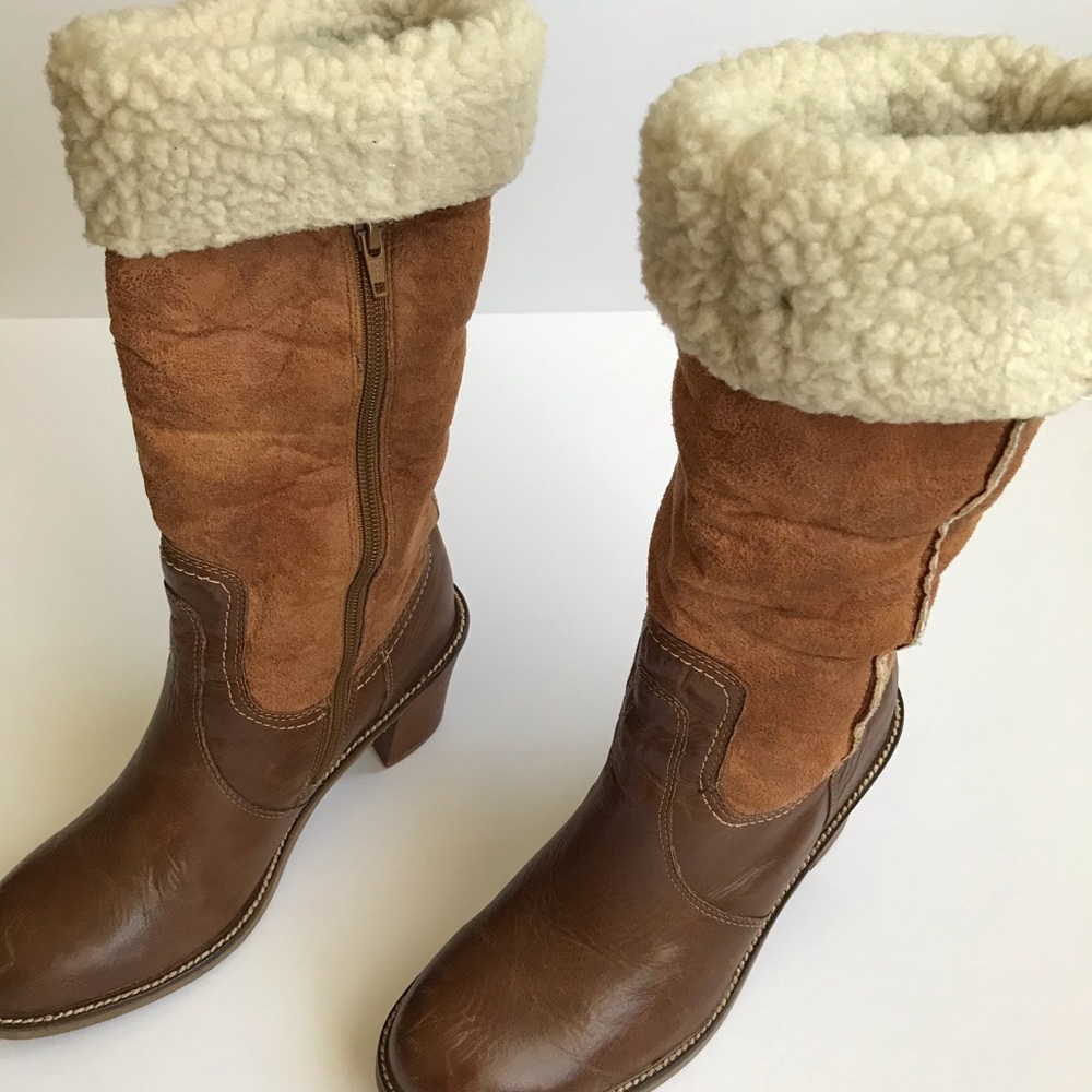 Steve Madden Jakel Suede Leather Boots